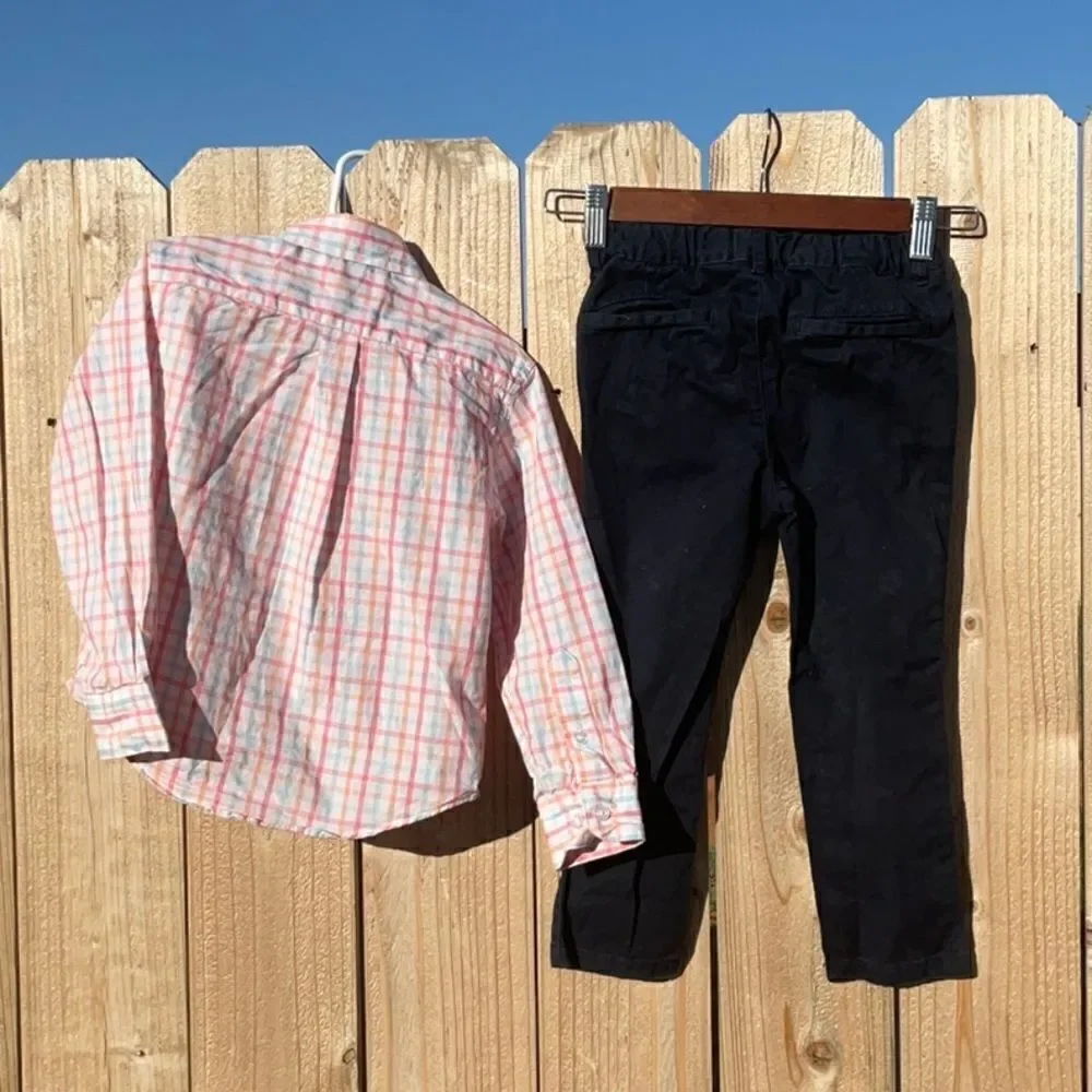 Take 50% OFF- Boy’s 2pcs Mix Match Shirt and Pants, Size-4